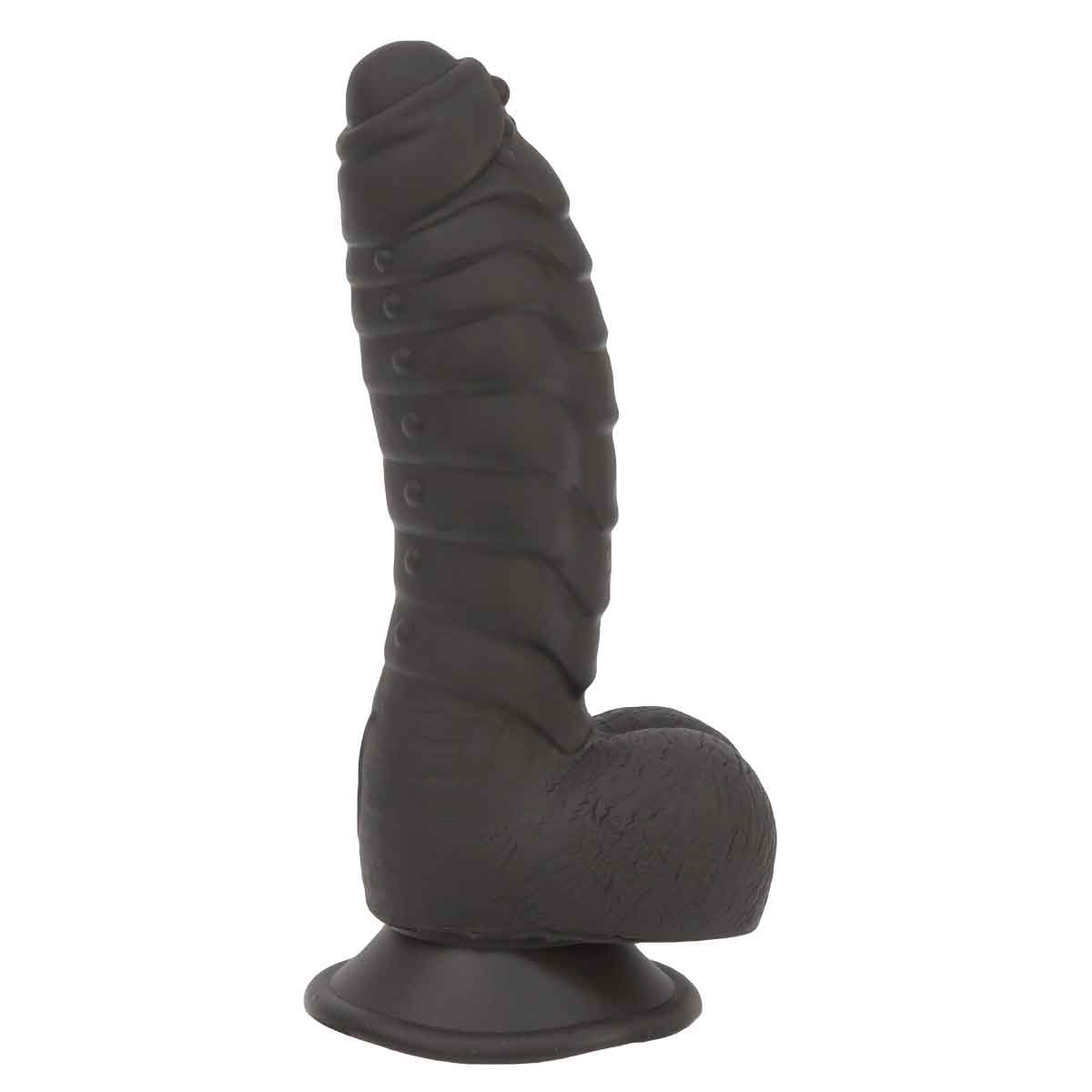 Addiction Ben 7" Dildo With Balls - Black