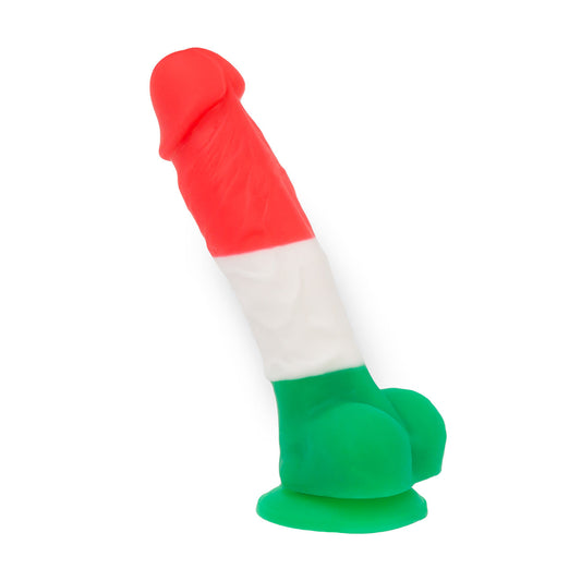 PL Pure Love® - Tri-Colour Realistic Dildo With Suction Base - 7 In.
