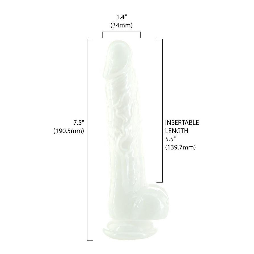 Addiction Pearl 7.5" Dildo with Balls