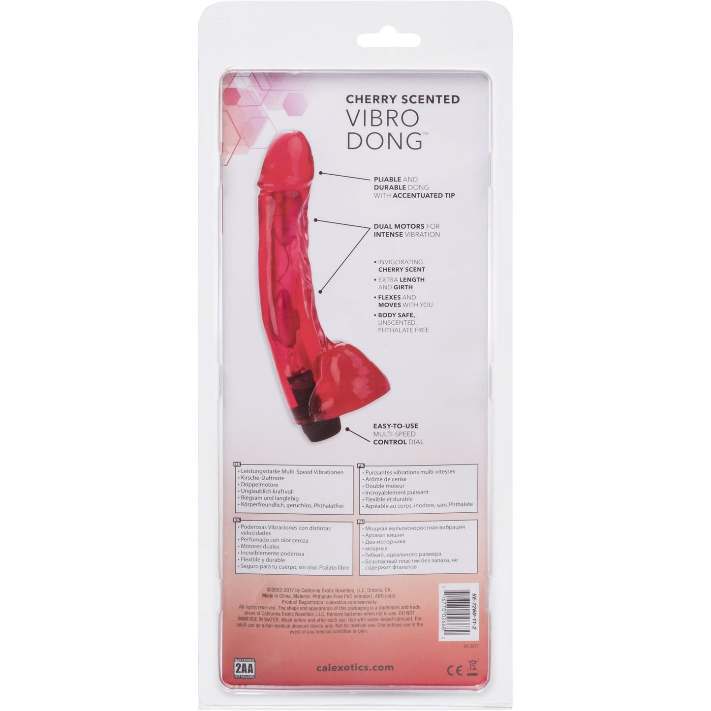 CalExotics® Tera Patrick Cherry Scented Vibro-Dong