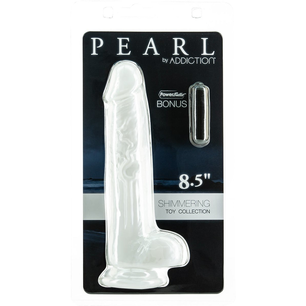 Addiction Pearl 8.5" Dildo with Balls