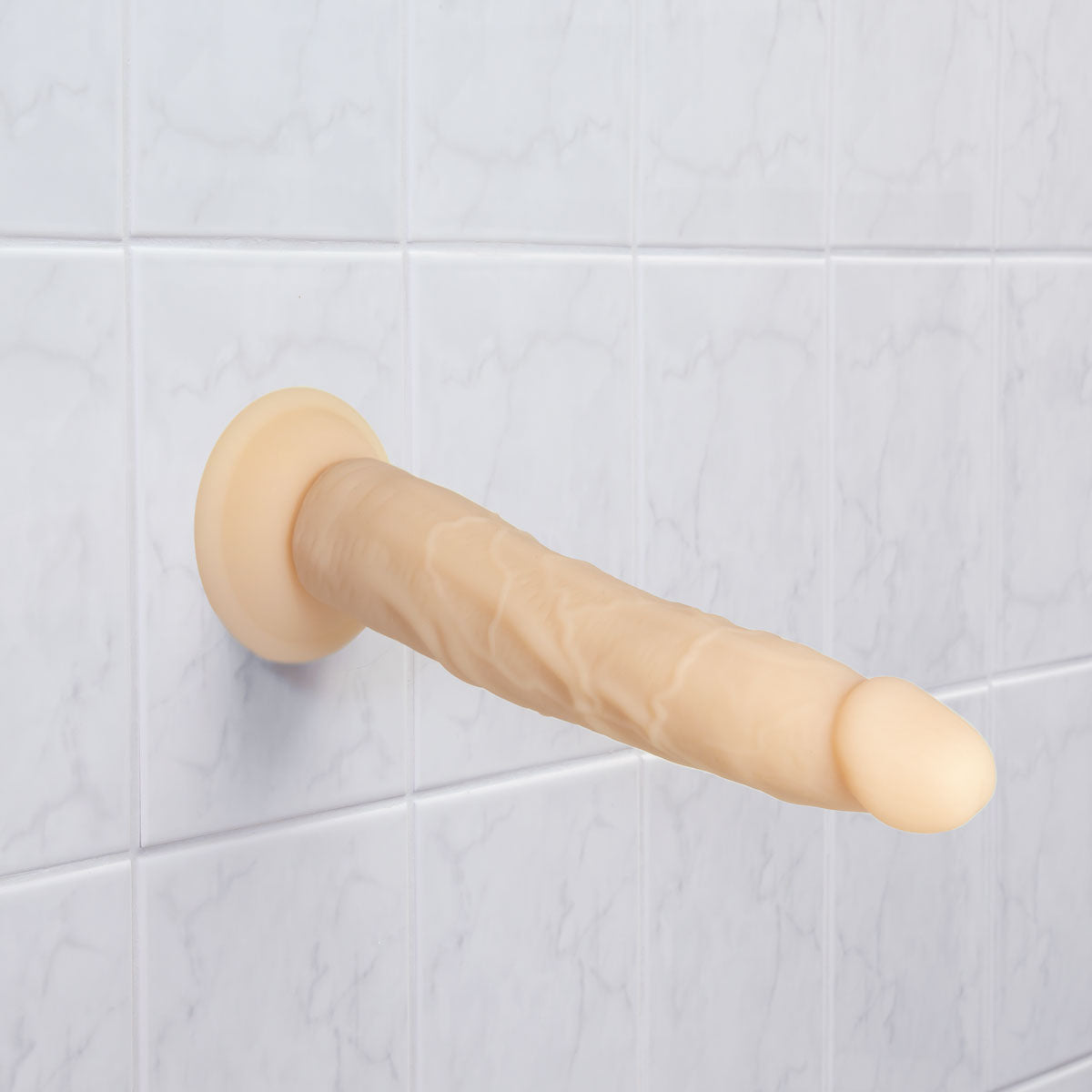Naked Addiction - 9” Silicone Dual Density Bendable Dildo - Vanilla