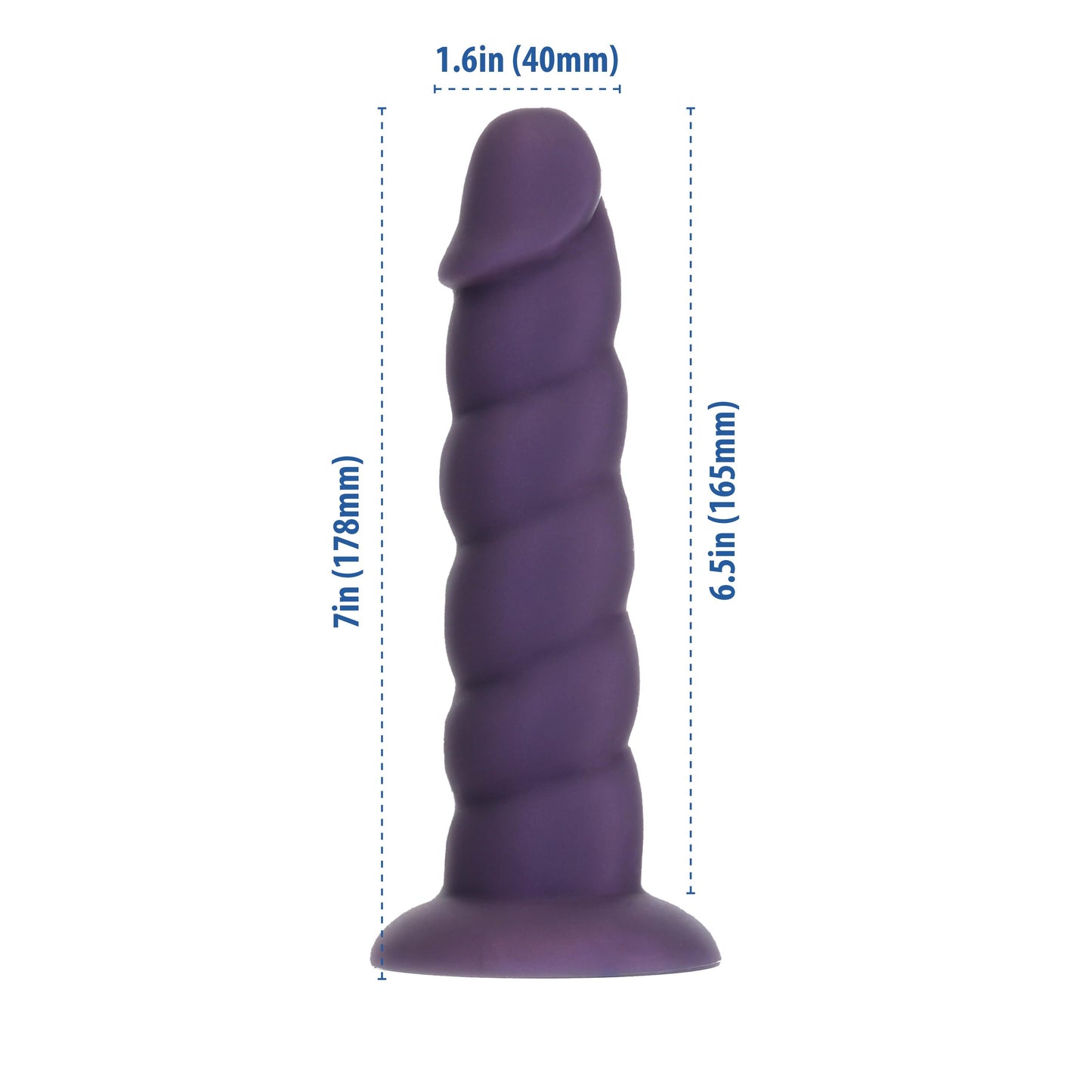Addiction Fantasy – Unicorn Dildo – 7” – Purple