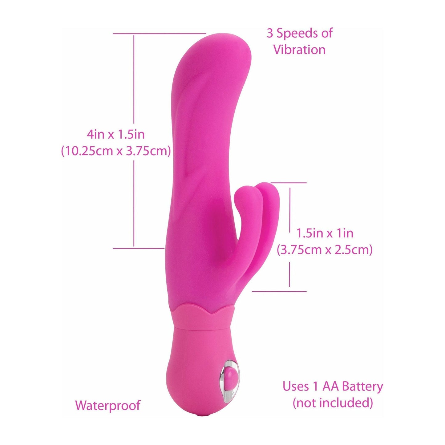 CalExotics® Silicone Double Dancer Vibe - Pink