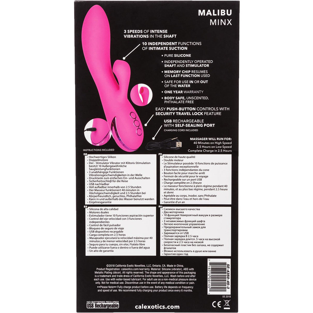 CalExotics® California Dreaming - Malibu Minx - Fuchsia
