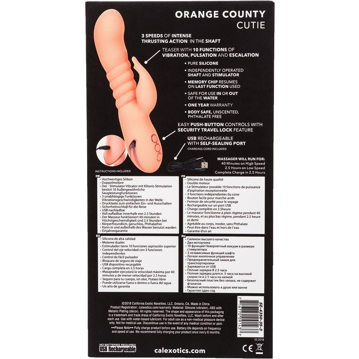 CalExotics® California Dreaming - Orange County Cutie - Orange