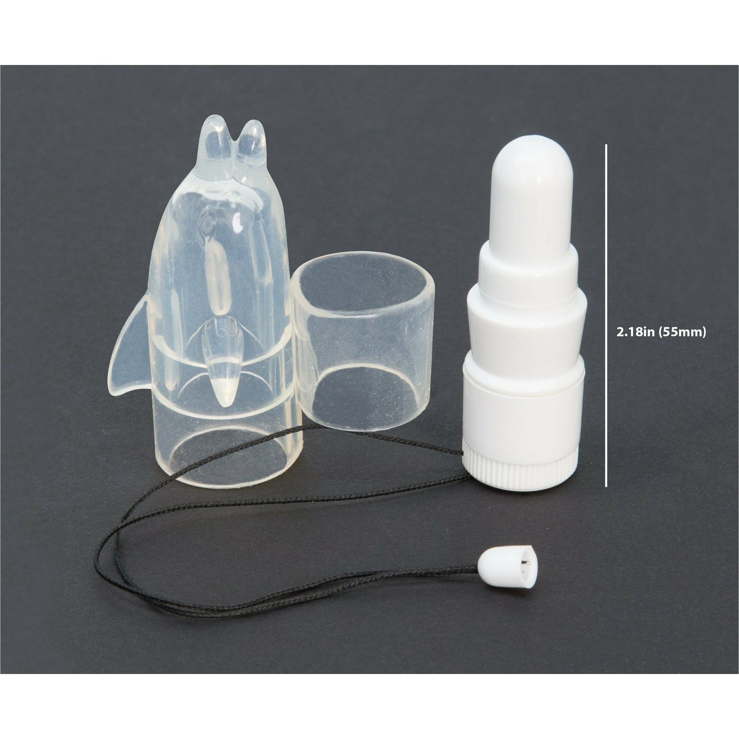 NMC Dolphin Finger Vibrator - Clear