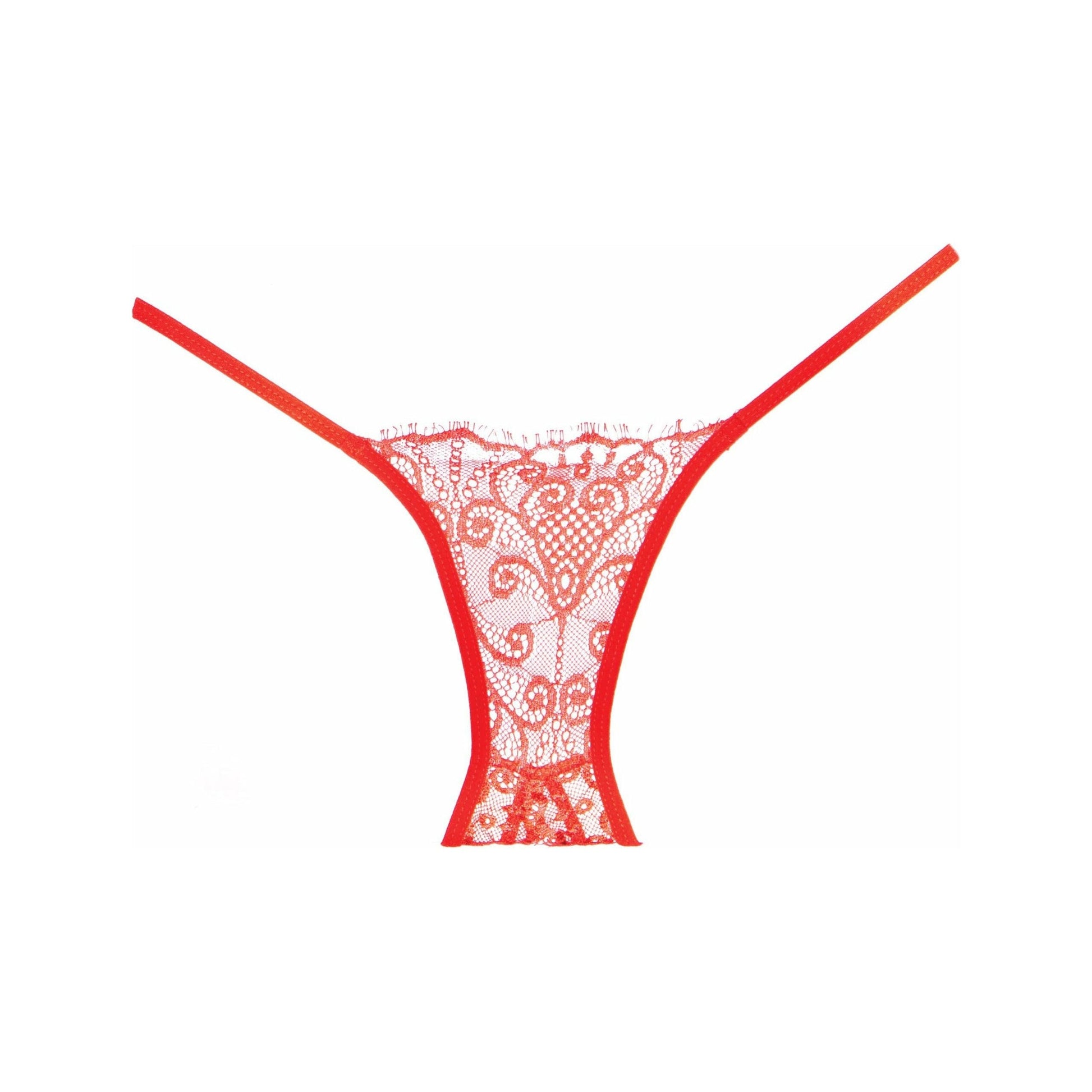 Adore By Allure – Enchanted Belle Panty – One Size-Red