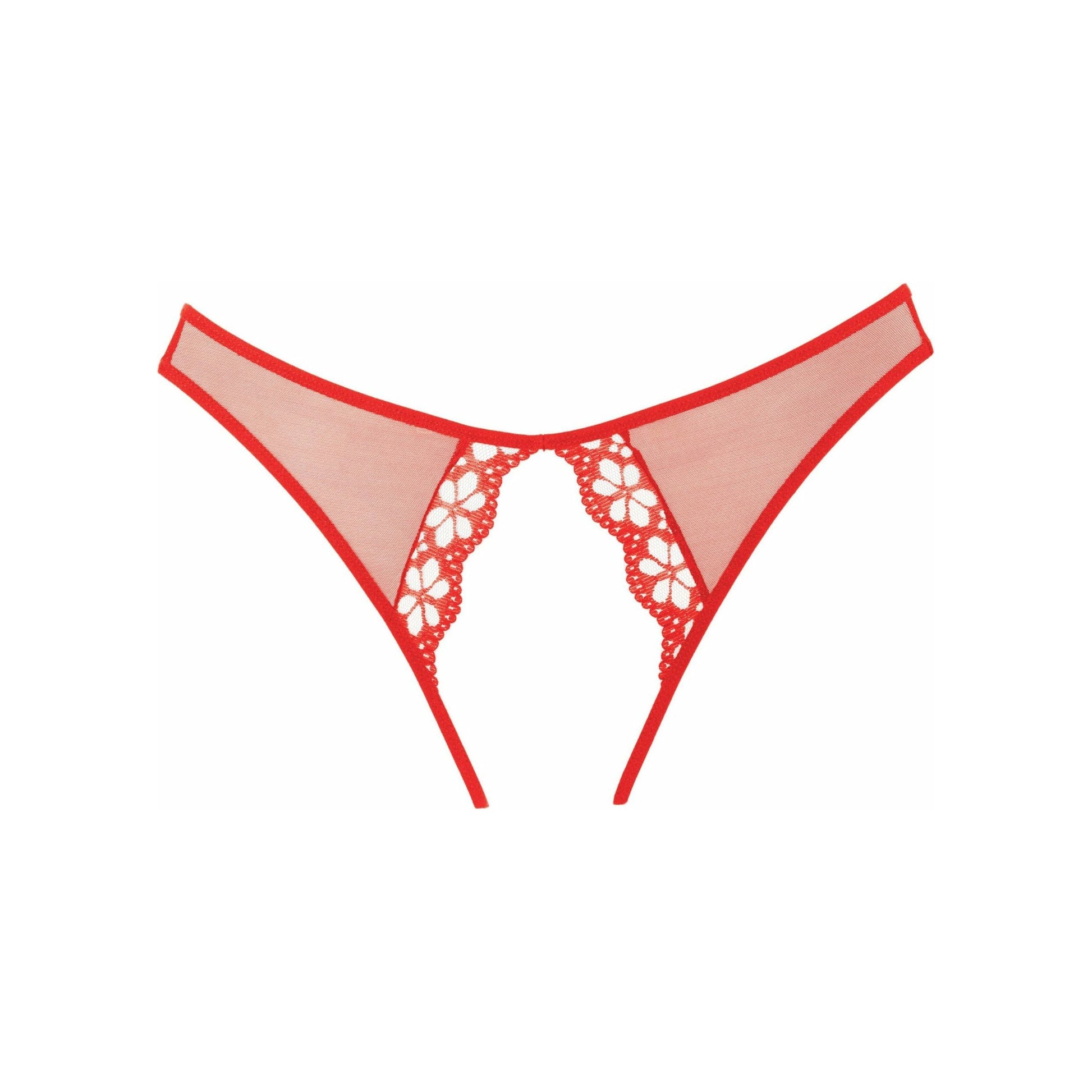 Adore By Allure – Mirabelle Plum Panty – Red – One Size