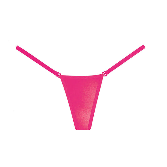Allure Between The Cheats Pink Panty - One Size Fits Most - Pink