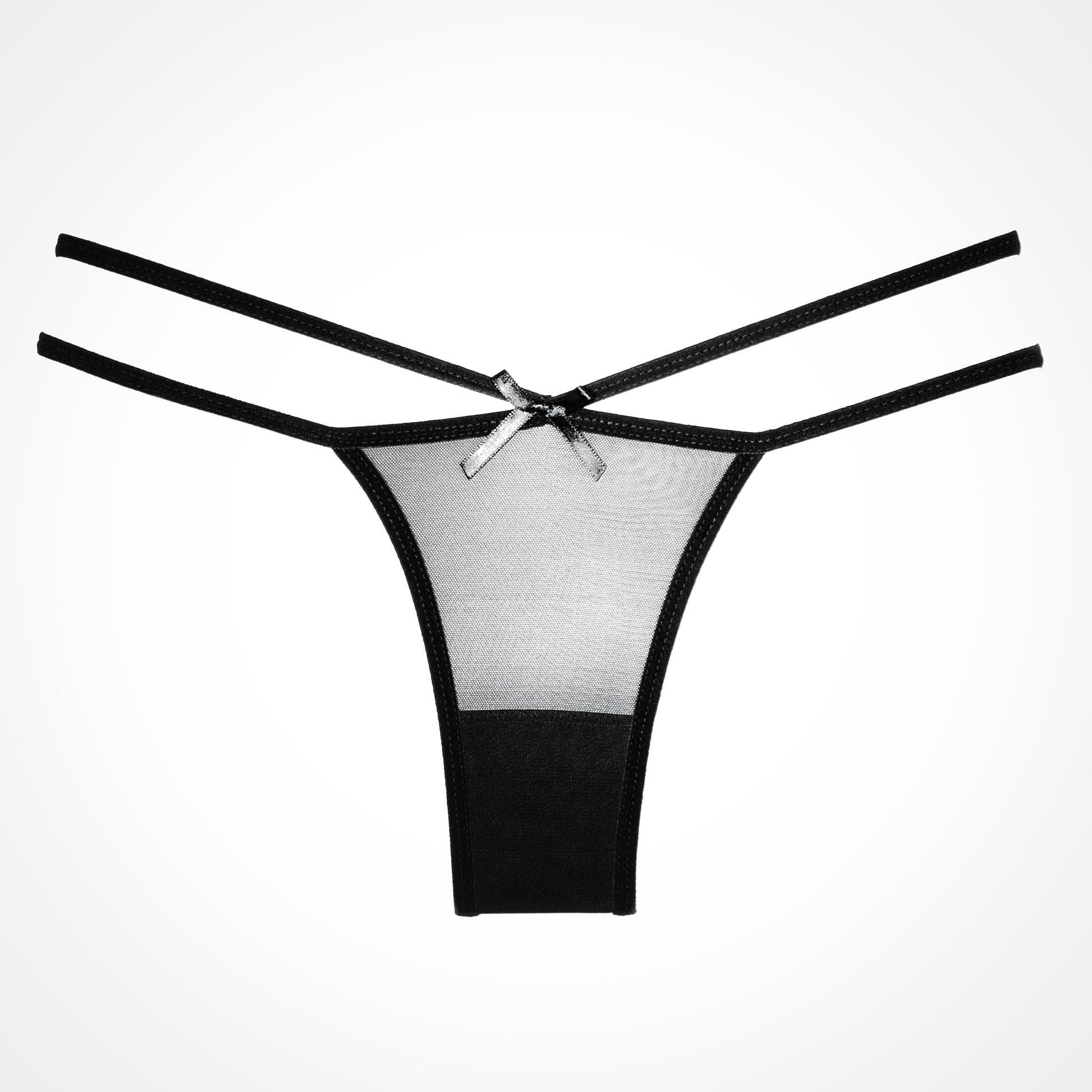 Adore By Allure – Naughty Vanilla Panty – Black – One Size