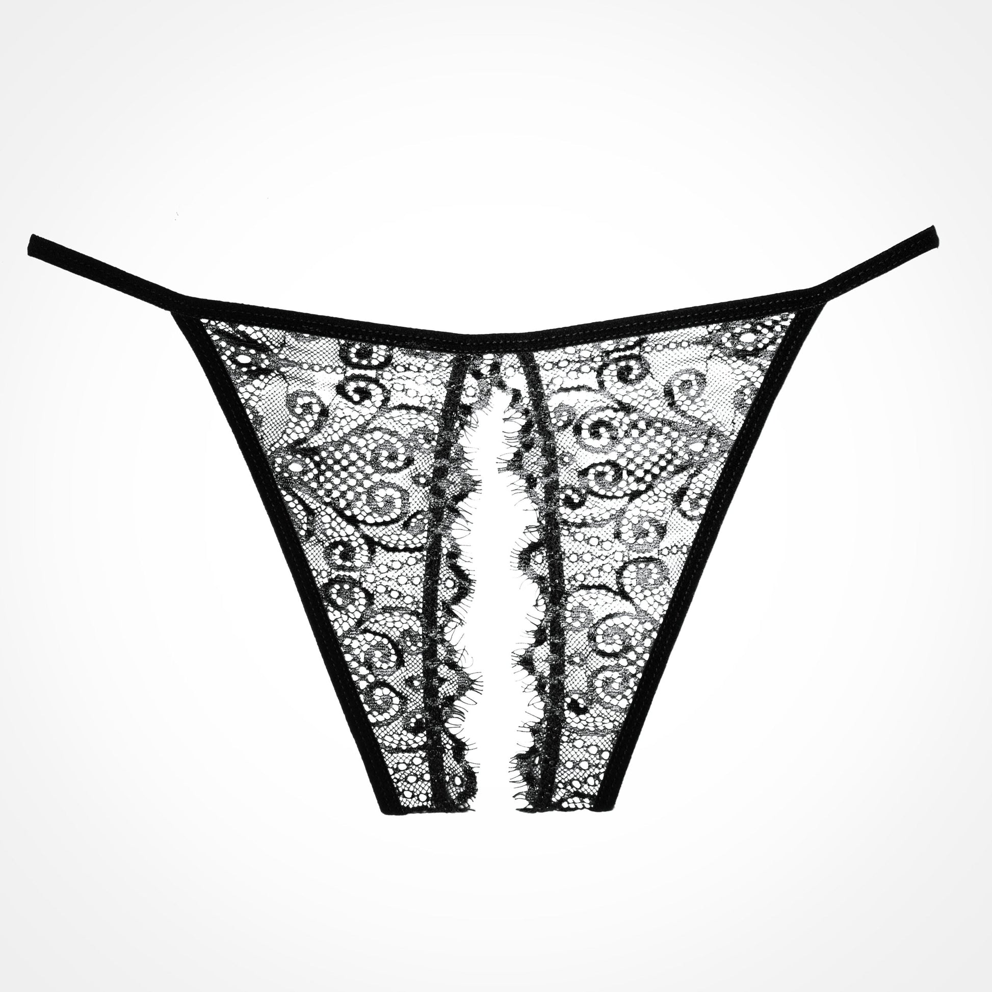 Adore By Allure – Enchanted Belle Panty – One Size-Black