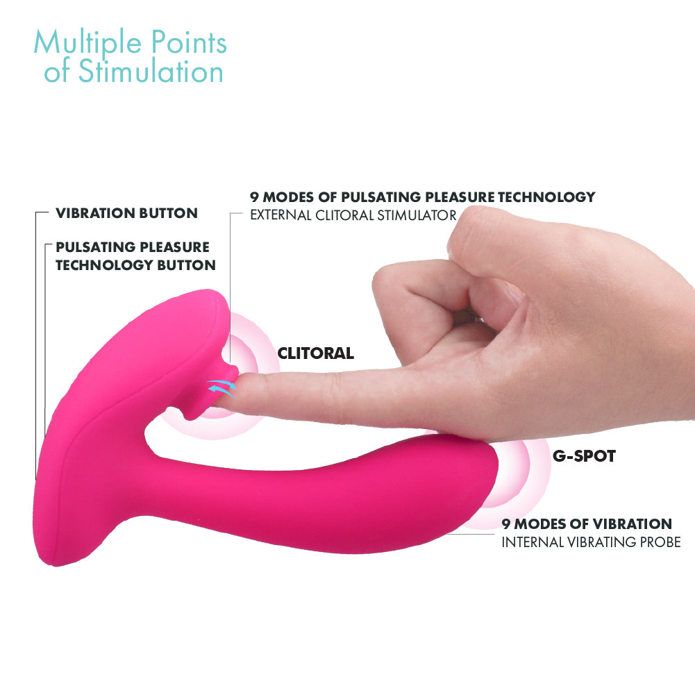 PL Pure Love® - Pulsating Pleasure Dual Vibrator - Stacy's Dog
