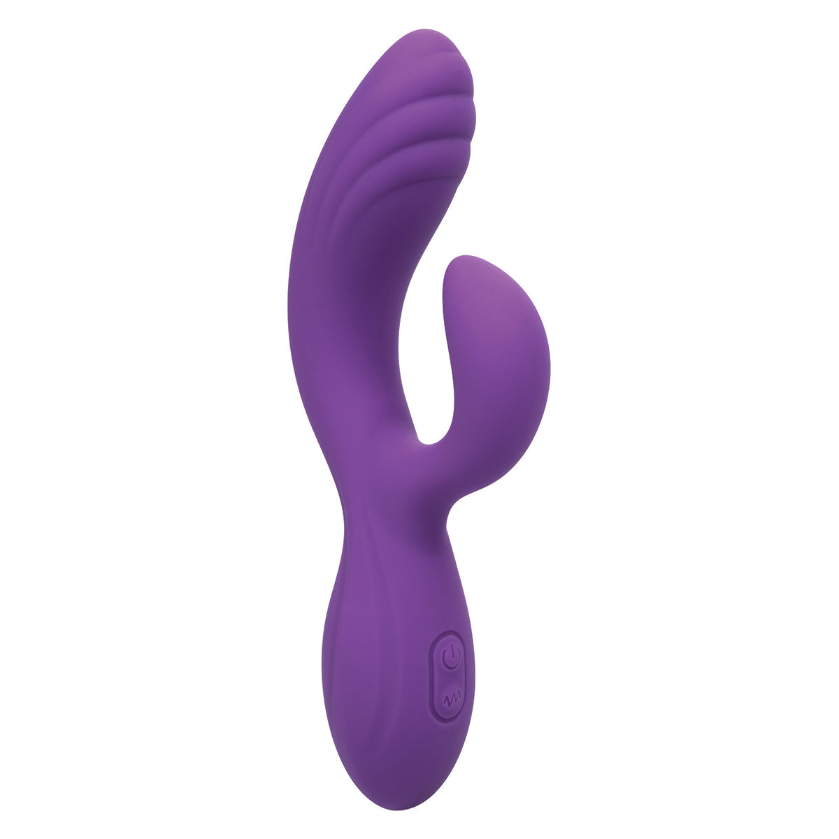 CalExotics® – Stella – Liquid Silicone - “C” Curve Vibrator - Purple