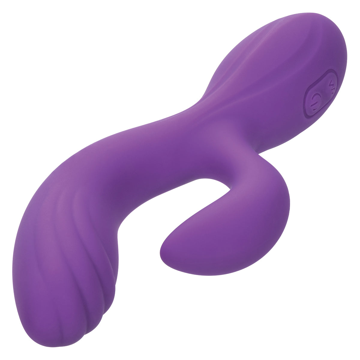 CalExotics® – Stella – Liquid Silicone - “C” Curve Vibrator - Purple