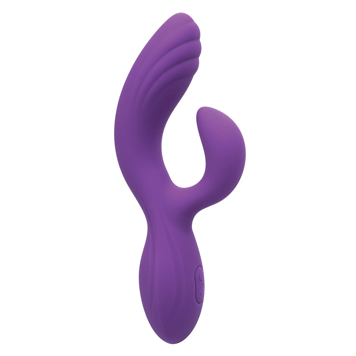 CalExotics® – Stella – Liquid Silicone - “C” Curve Vibrator - Purple