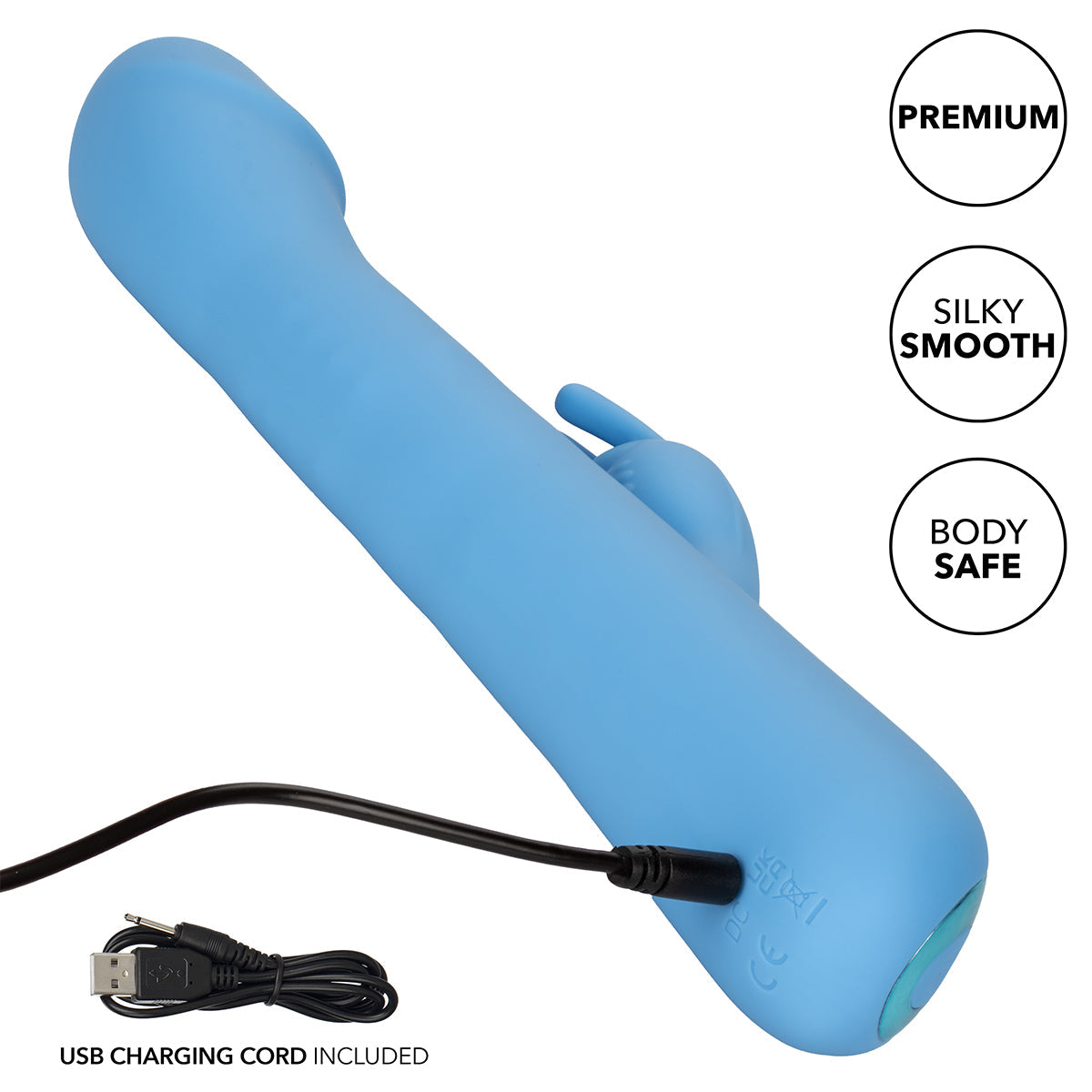 CalExotics® Jack Rabbit Elite Suction Rabbit – Blue