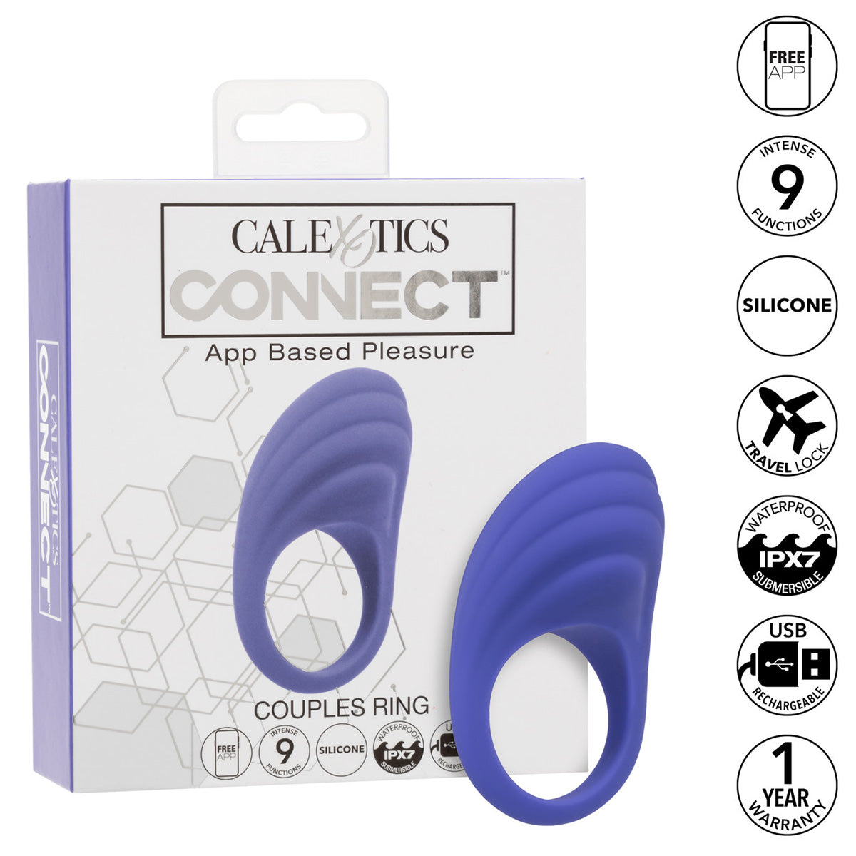 CalExotics® Connect Couples Ring