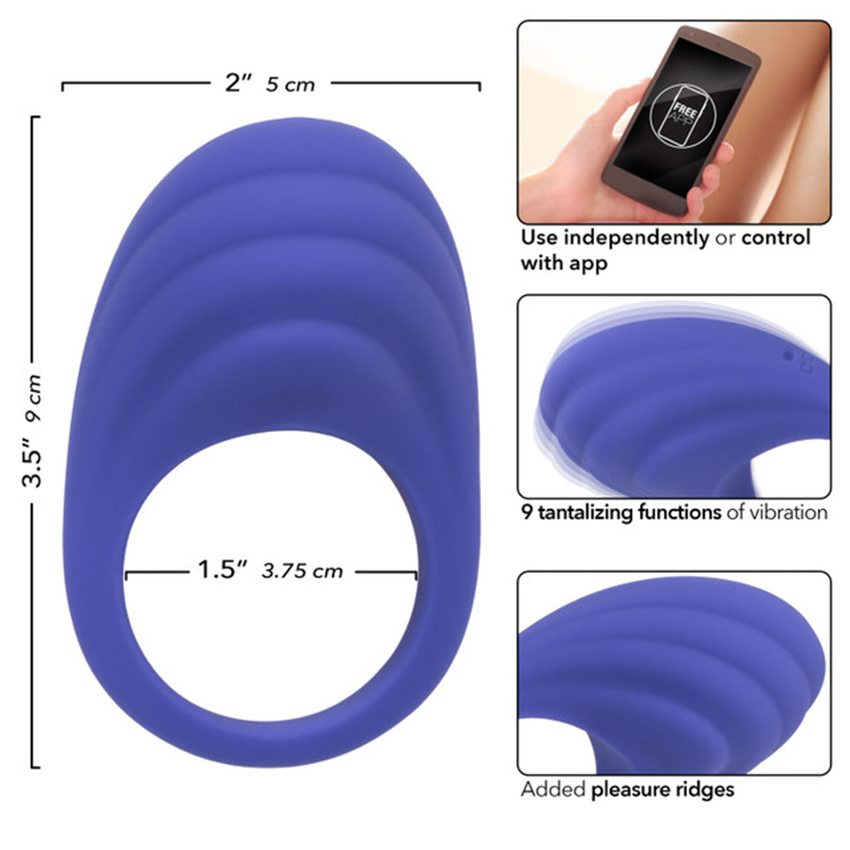 CalExotics® Connect Couples Ring