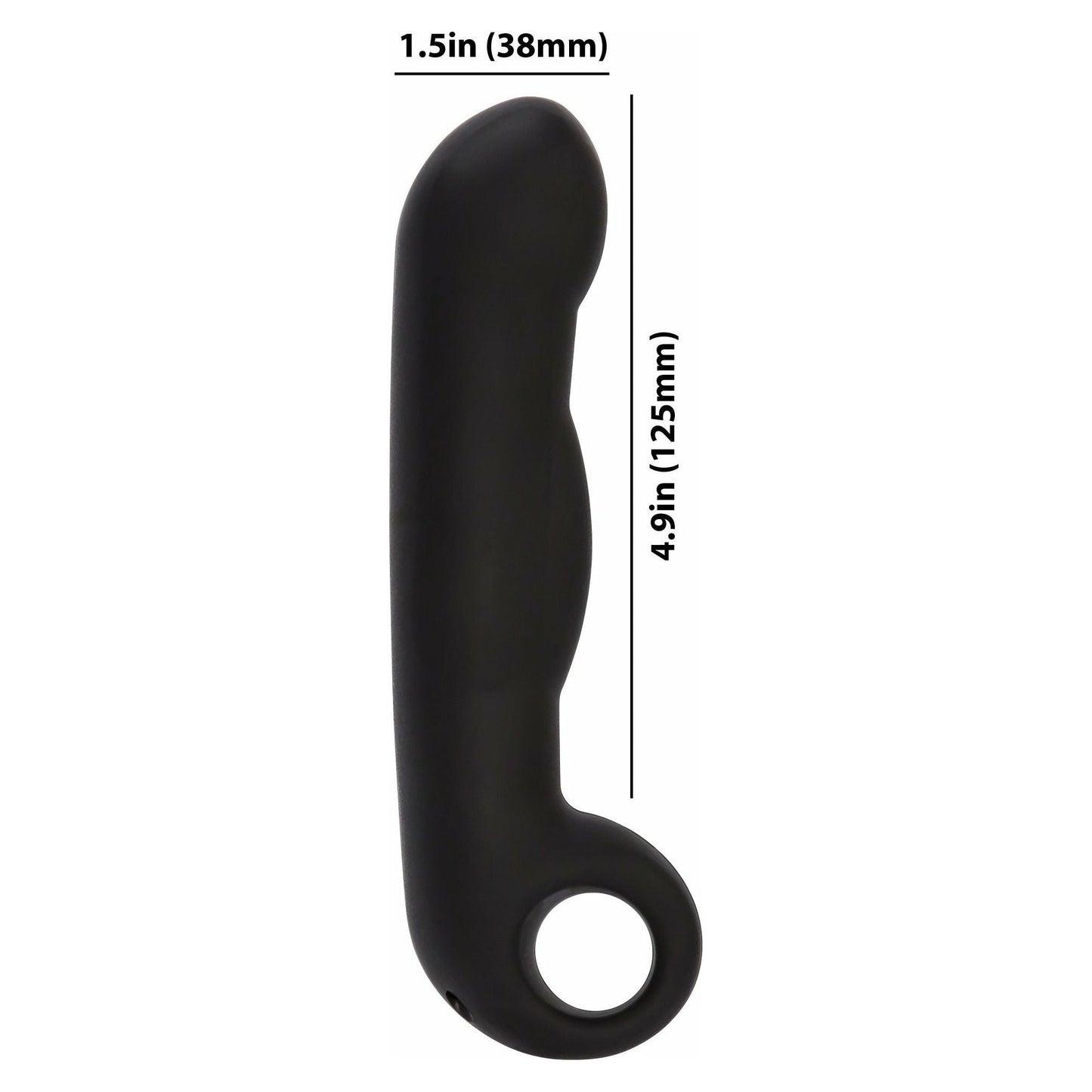 ElectraStim Ovid Silicone Noir Dildo