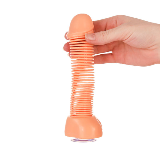 HottProducts Hott Products - Dinky Slinky Pecker Slinky Toy - Beige