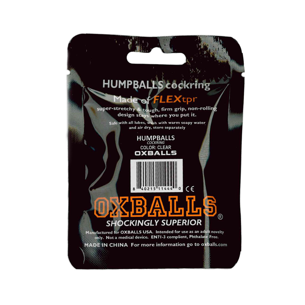 Oxballs – Humpballs Cock Ring - Clear