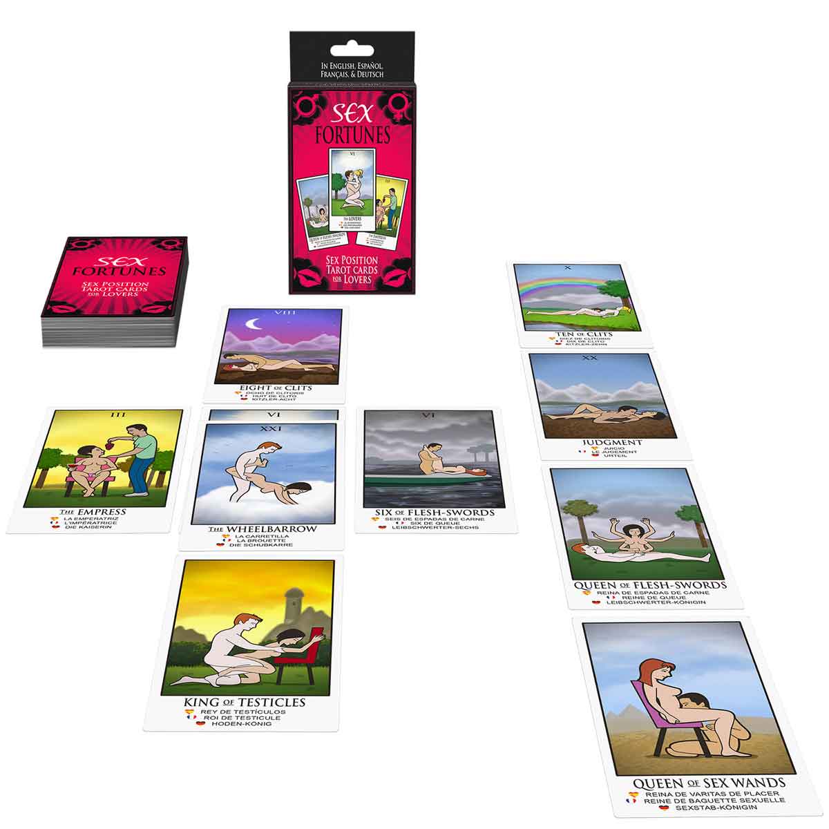 Kheper Games – Sex Fortunes – Tarot Card Game for Lovers