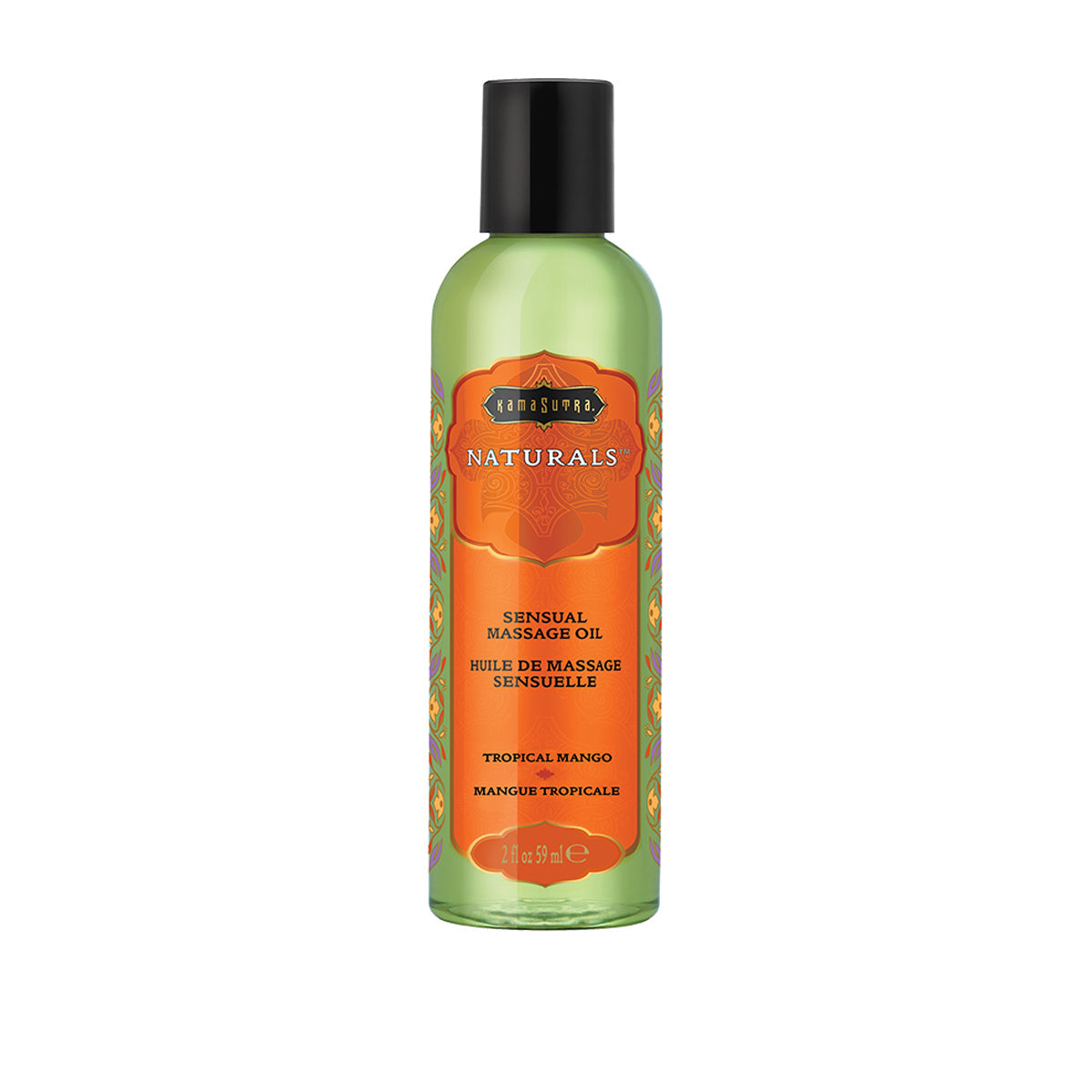 Kama Sutra Naturals Massage Oil – Tropical Mango – 2 oz/59 ml