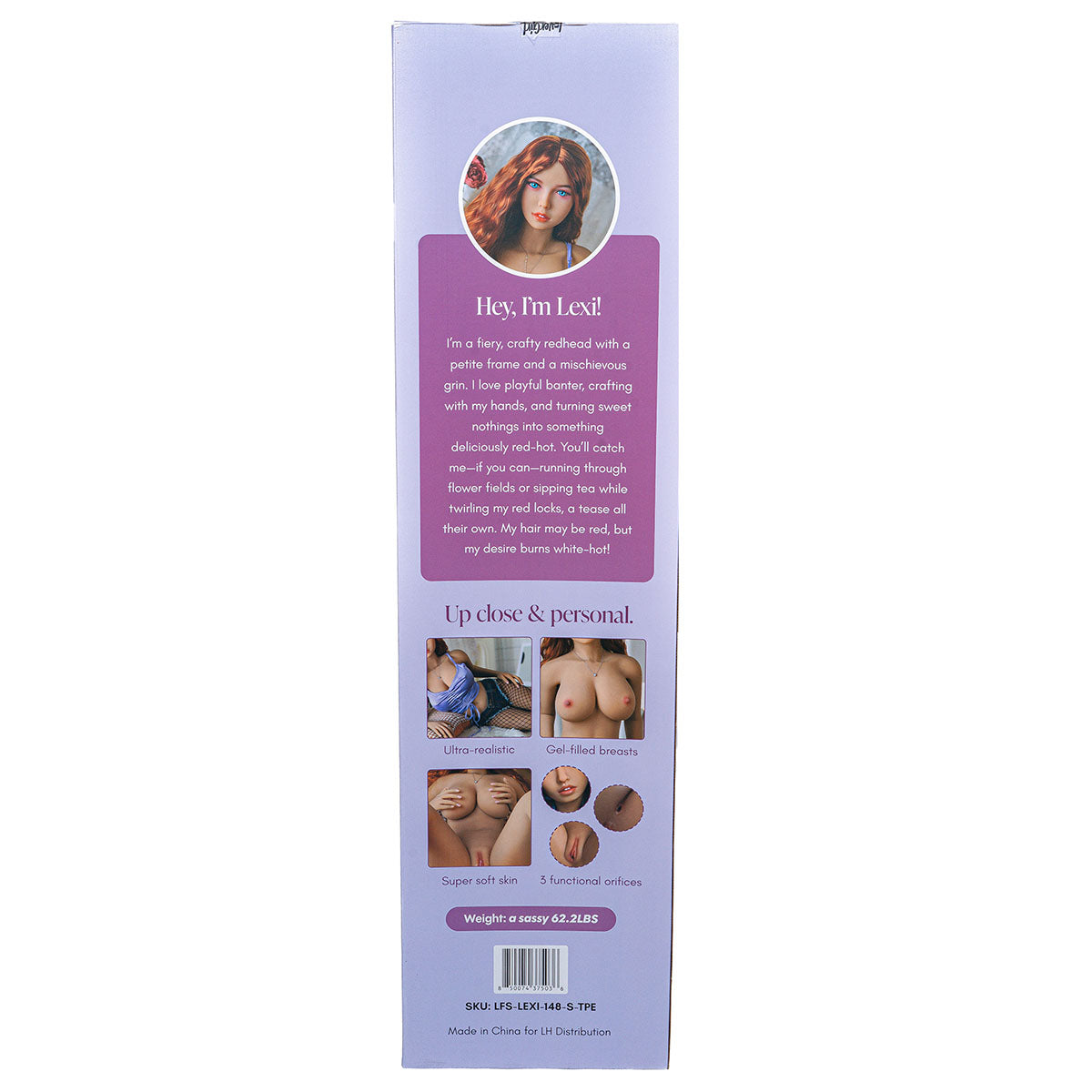 Hornie Sensiskin Love Doll Lexi 4ft 11in. Vanilla with Red Hair