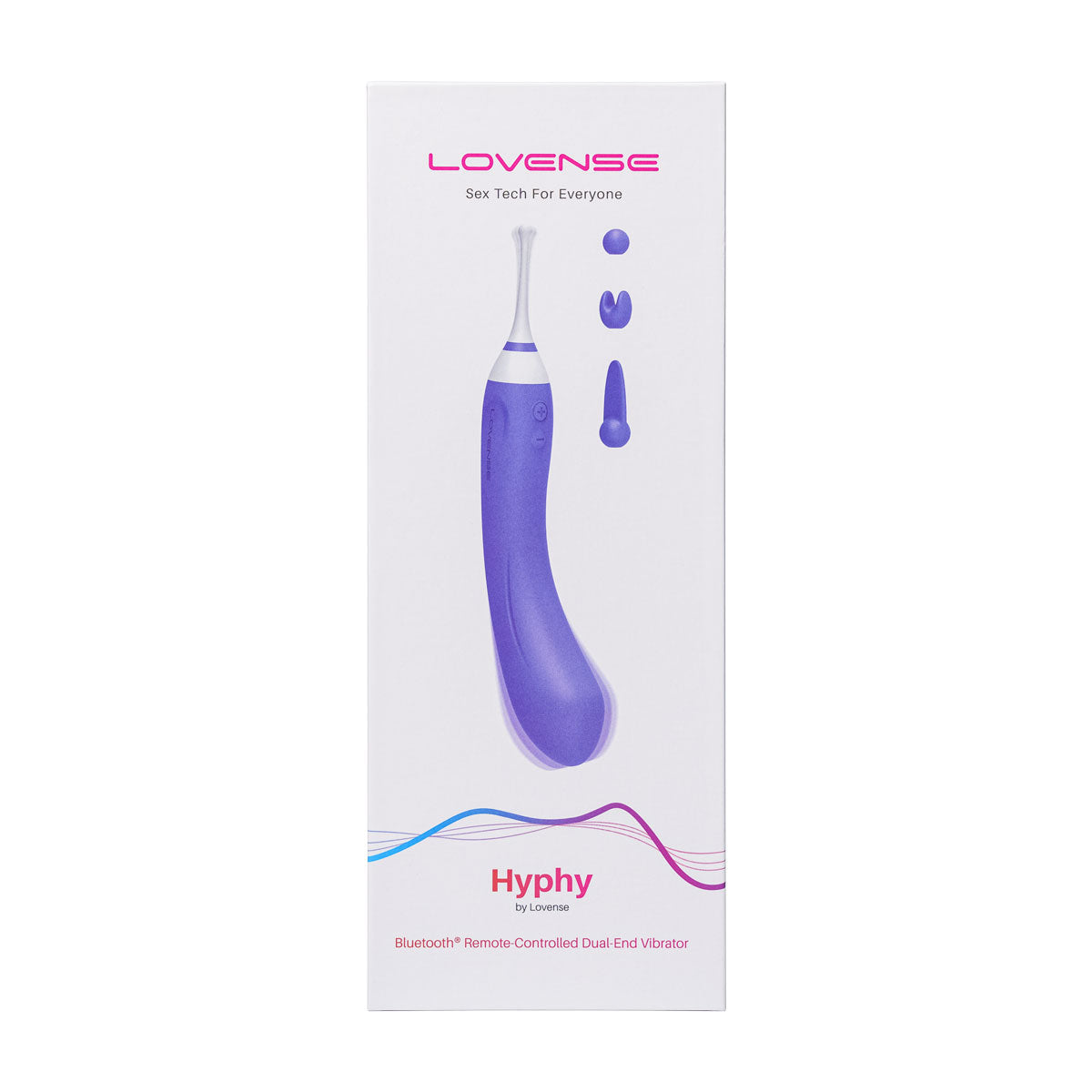 Lovense – Hyphy – Bluetooth Remote-Controlled Dual-End Vibrator