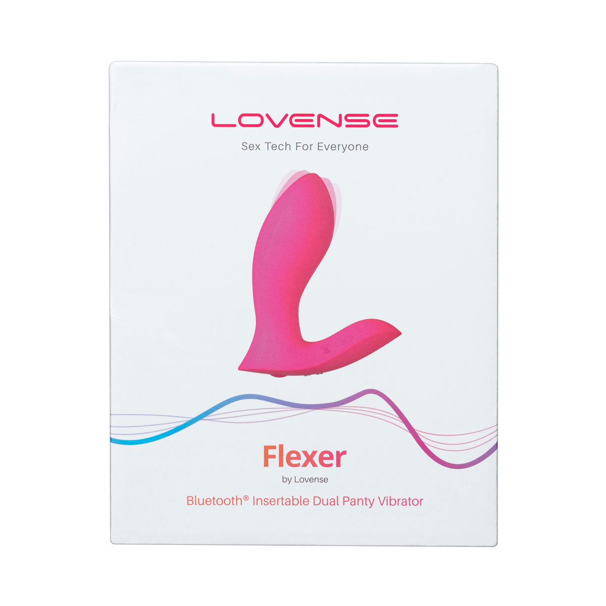 Lovense - Flexer - Bluetooth® Insertable Dual Panty Vibrator – Pink