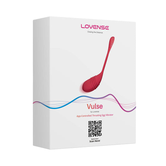 Lovense Vulse Thrusting Vibrating Egg - Red