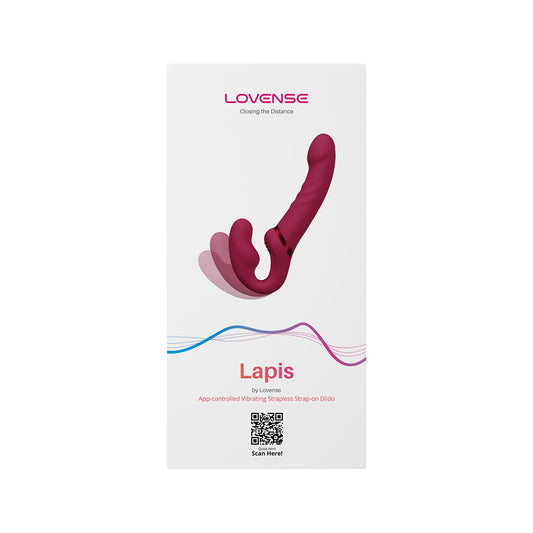 LOVENSE - Lapis Vibe Strapless Strap-On - Pink