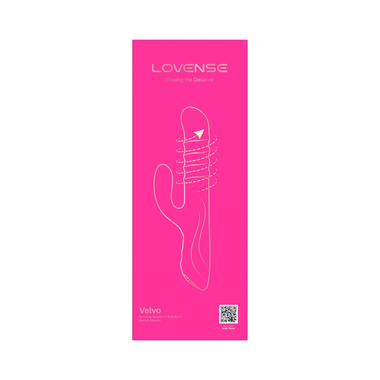 LOVENSE Velvo Beaded G-Spot and Clit Rabbit Vibrator