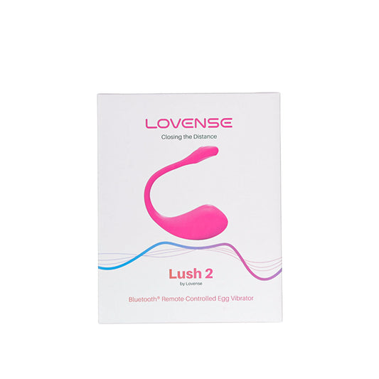 LOVENSE - Lush 2 Bluetooth Wearable Vibrating Egg - Pink