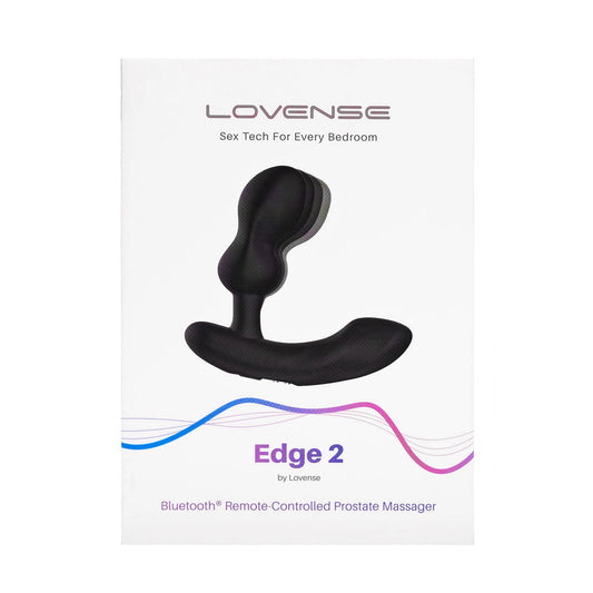 LOVENSE - Edge 2 Bluetooth Prostate Massager - Black