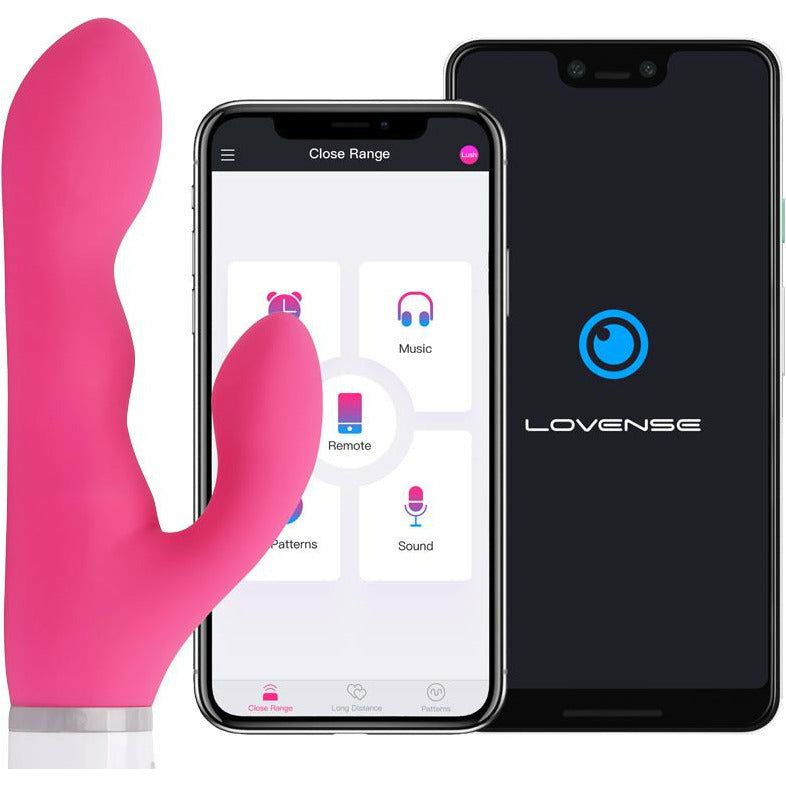 LOVENSE - Nora Bluetooth Rabbit Vibrator - Pink