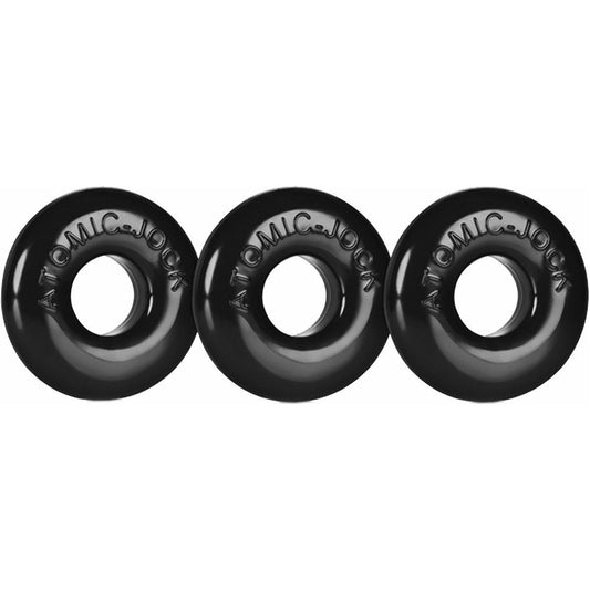Oxballs Ringer Cockring - 3 Pack - Black