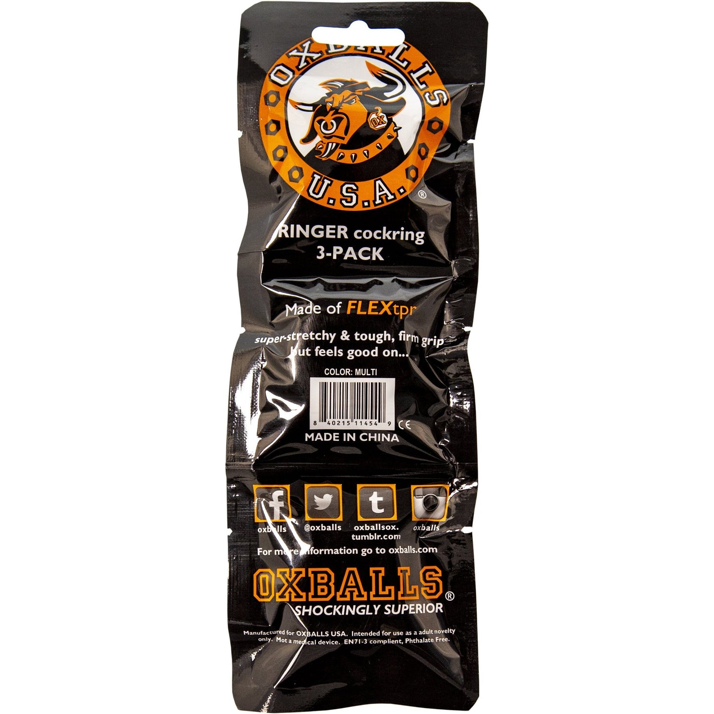 Oxballs Ringer Cockring – 3 Pack