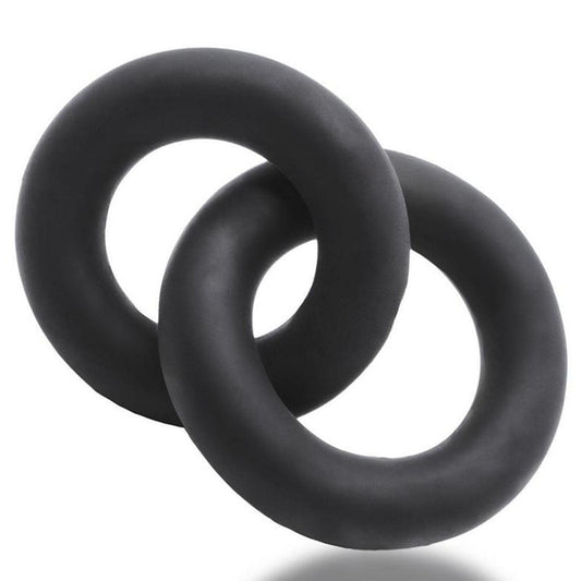 Oxballs Shackle Double Link Cock Ring - Night Edition