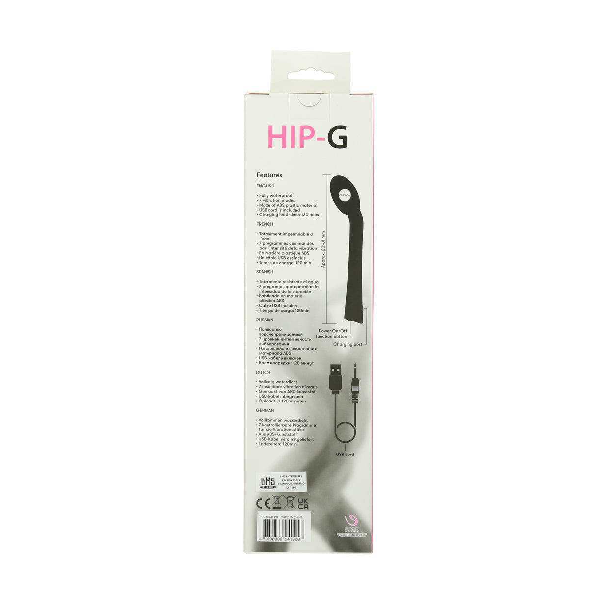 Seven Creations – Hip G - Rechargeable G-Spot Vibrator - Pink