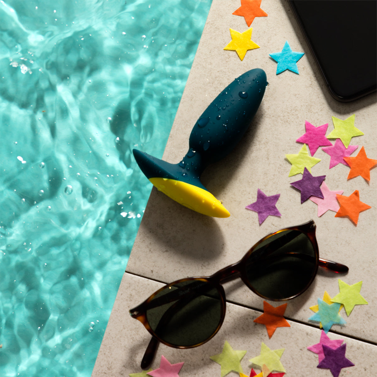 ROMP - Bass - Vibrating Anal Plug - Blue