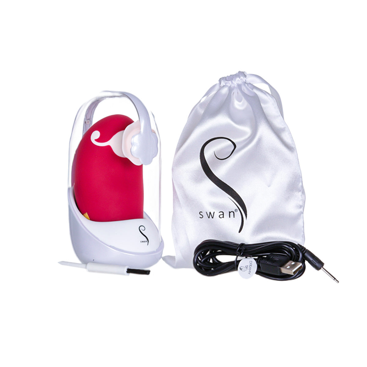 Lamode By Swan Dreamy – Luxurious Clitoral Stimulator with Case - Claret