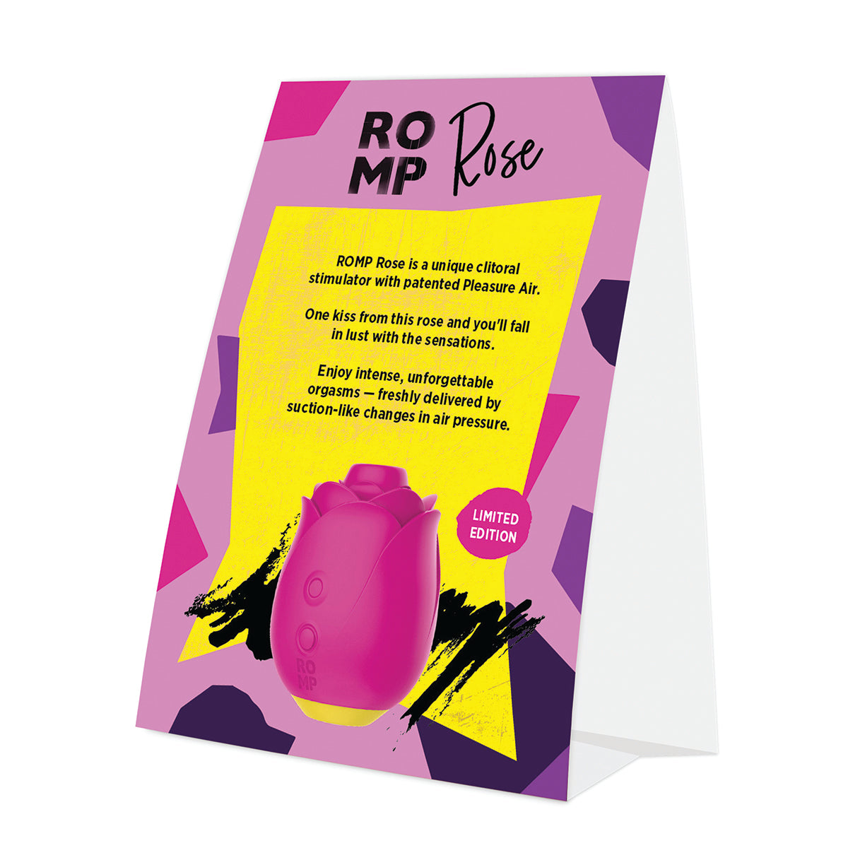 ROMP - Rose – Table Tent Card - English