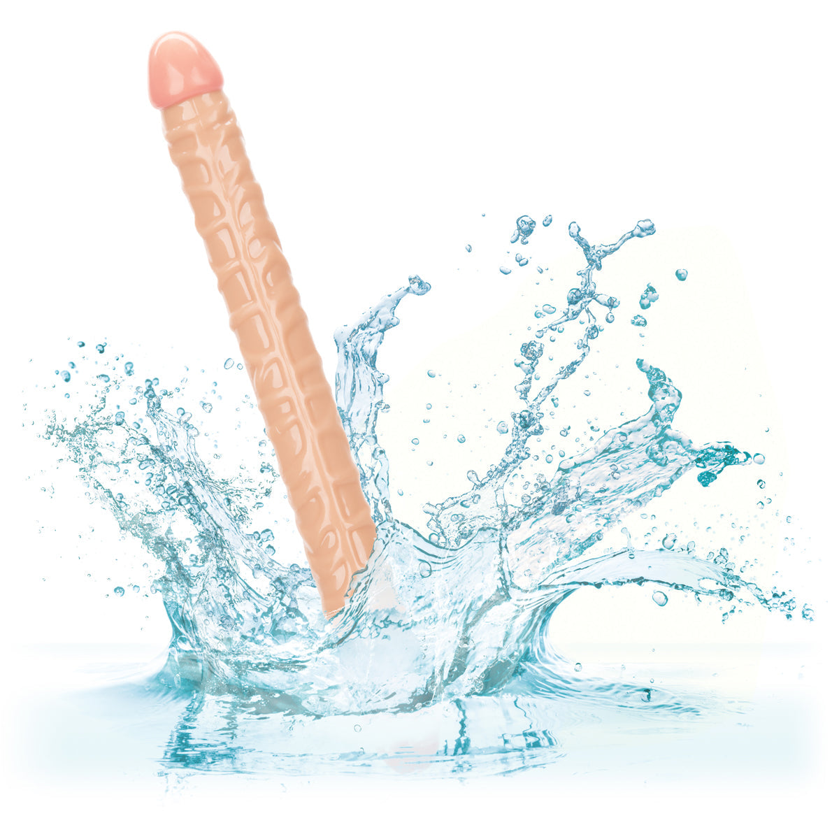 CalExotics® - Size Queen® - 17” Double-Ended Dildo – Ivory