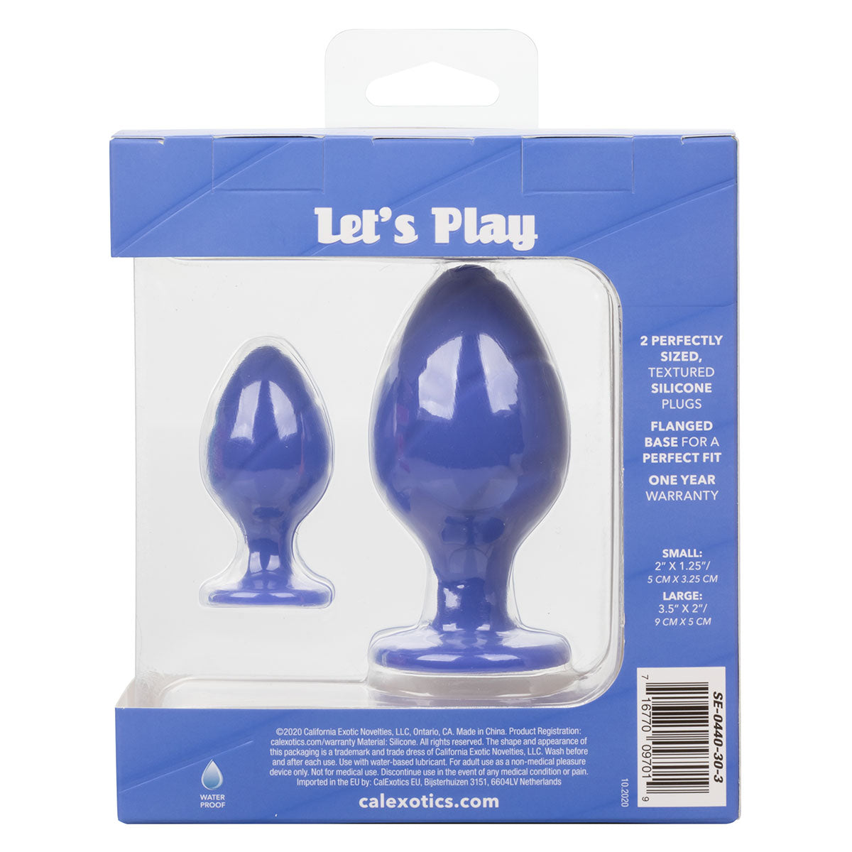 CalExotics® Cheeky Butt Plugs – Purple