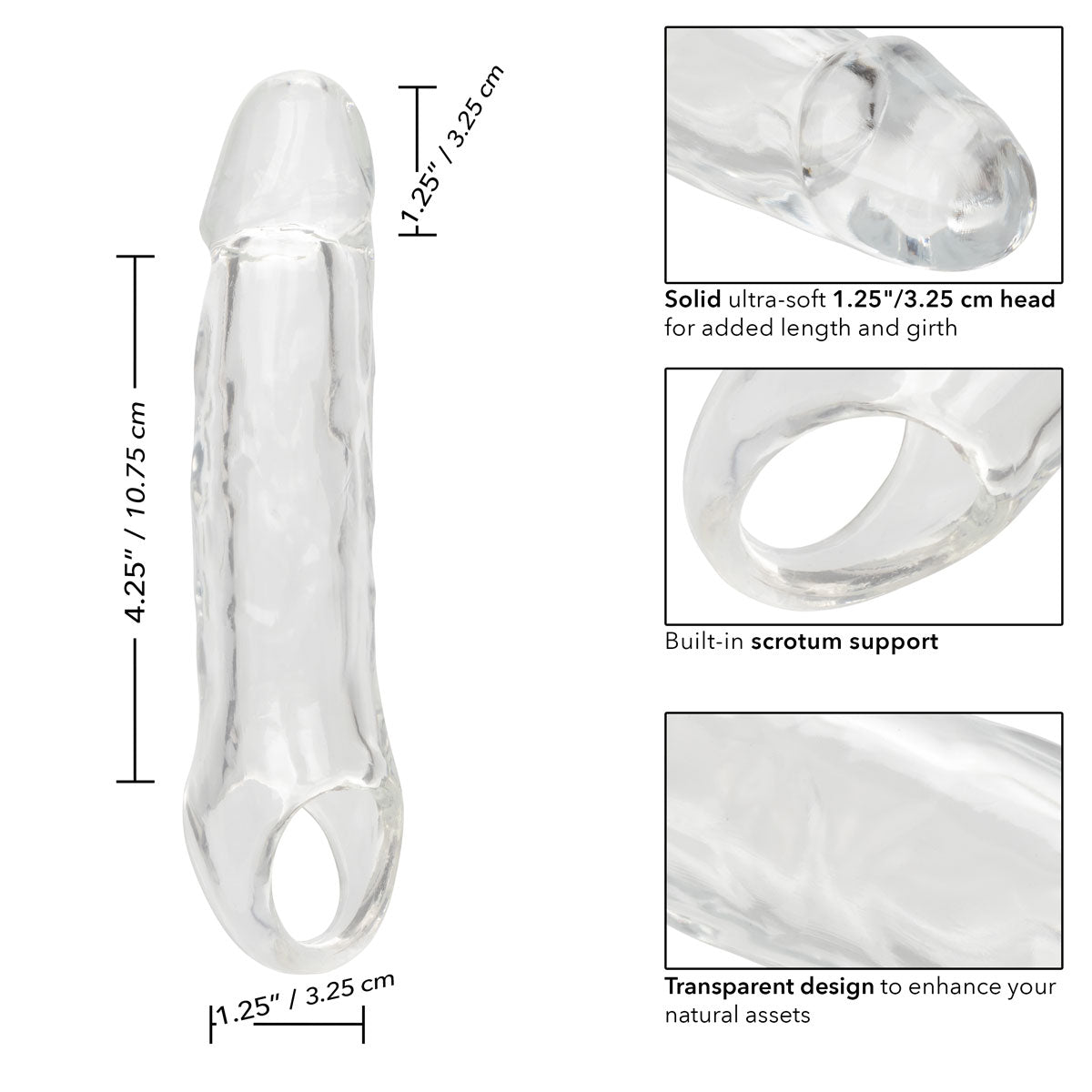 CalExotics® - Performance Maxx - Clear Extension - 5.5”