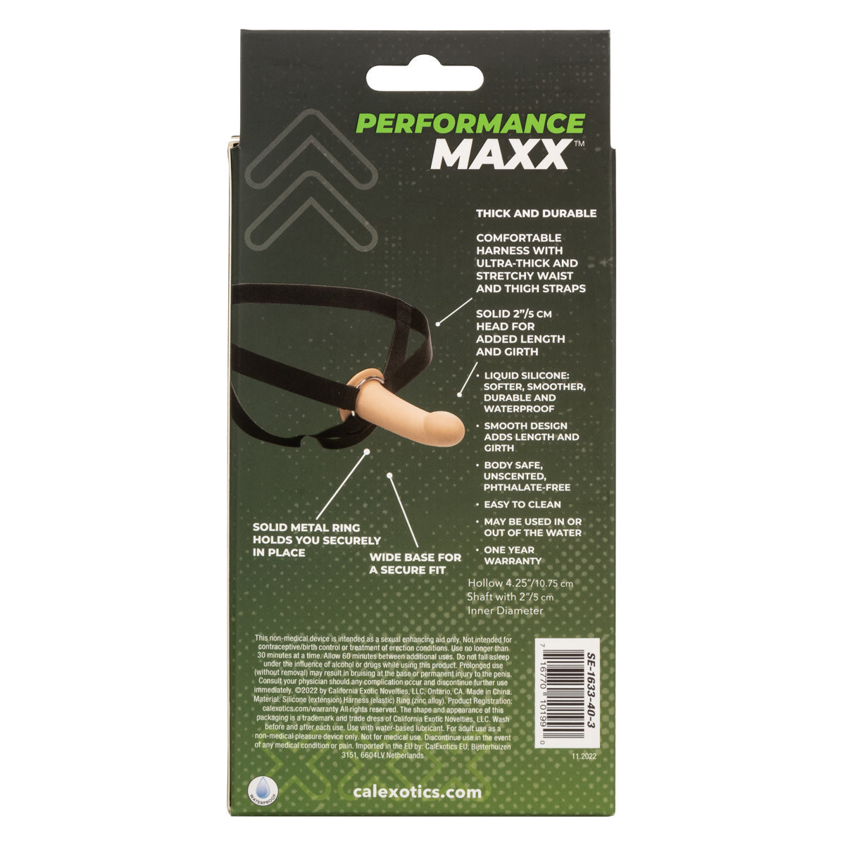 CalExotics® - Performance Maxx™ - Penis Extension With Harness – Ivory