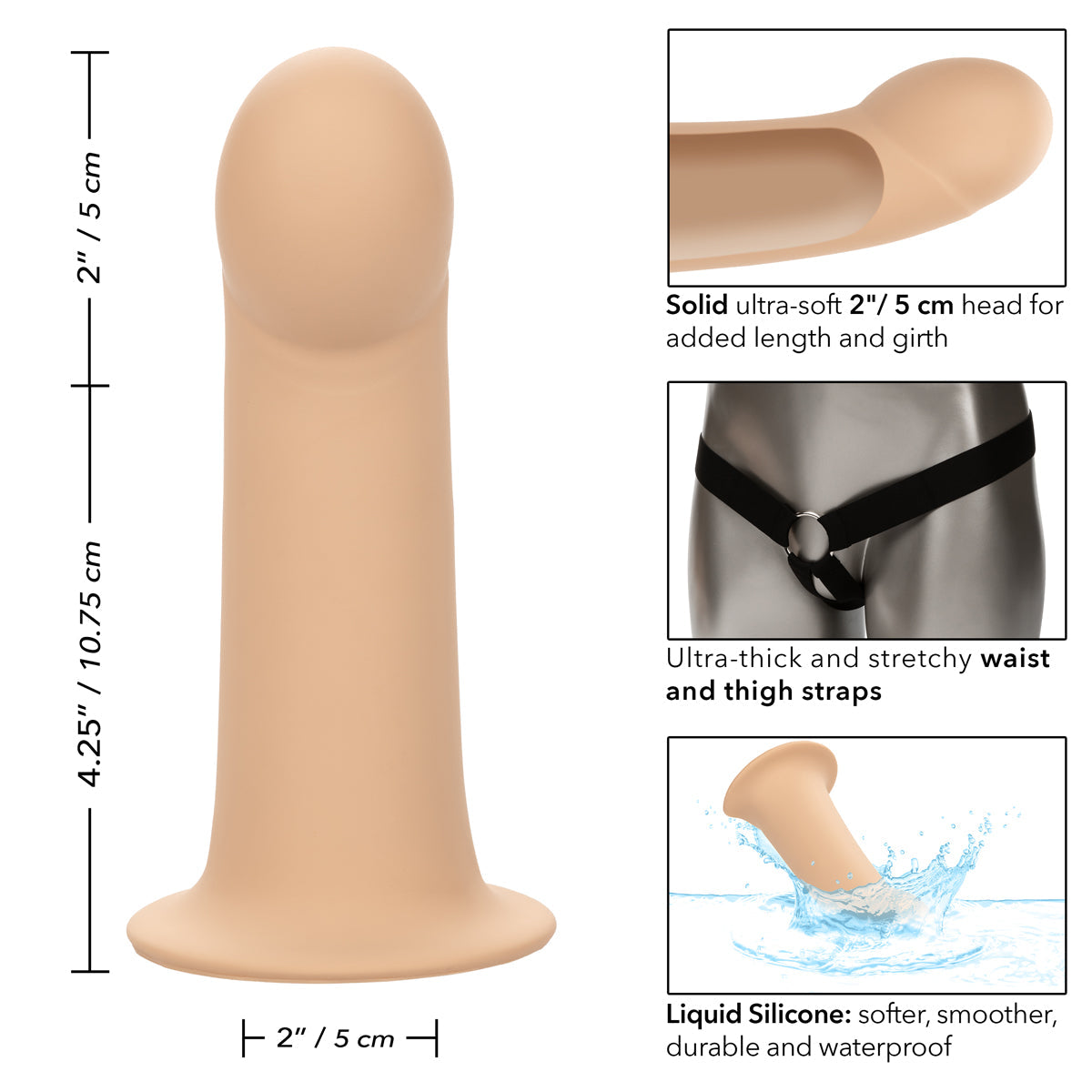 CalExotics® - Performance Maxx™ - Penis Extension With Harness – Ivory