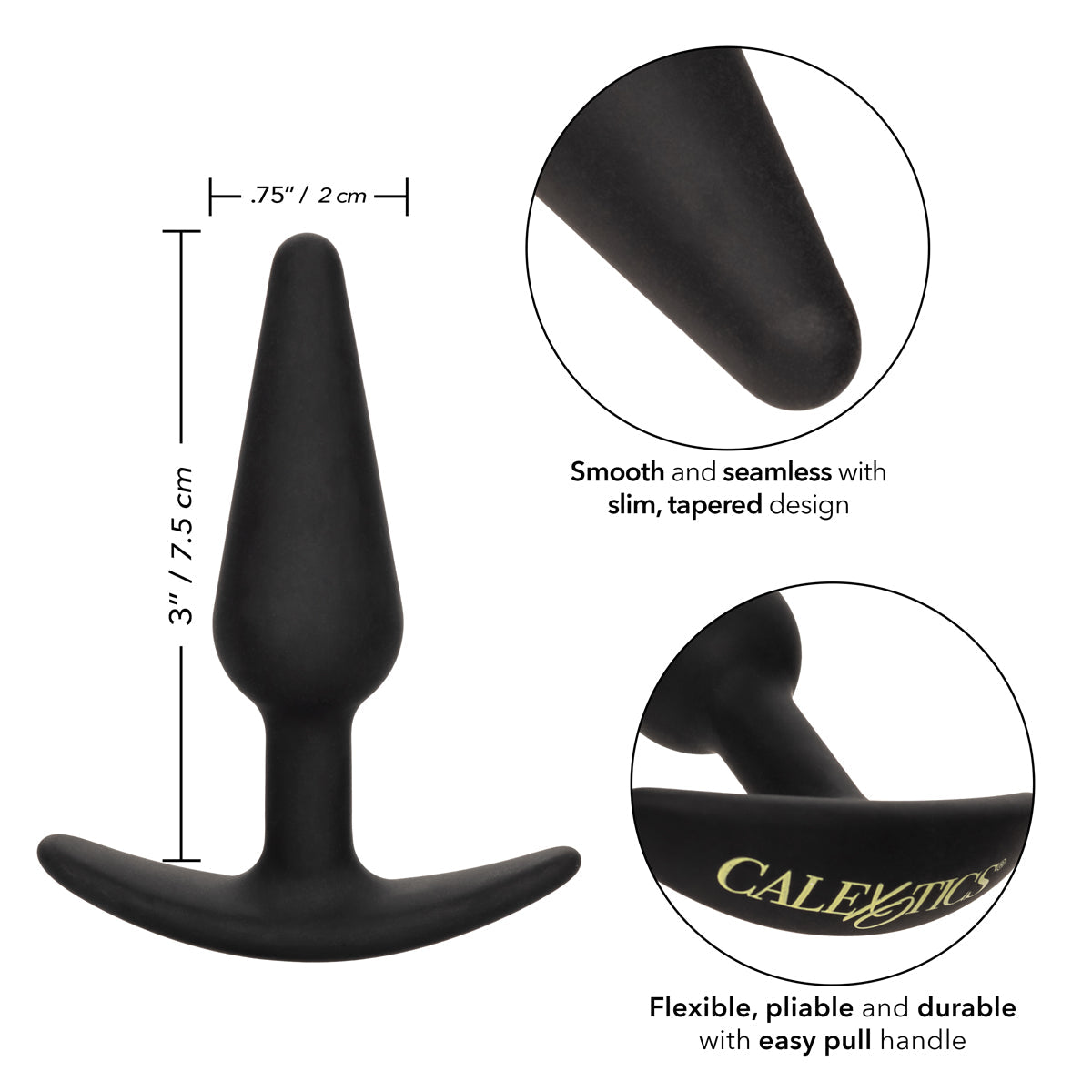 CalExotics® - Boundless Slim Butt Plug – Black